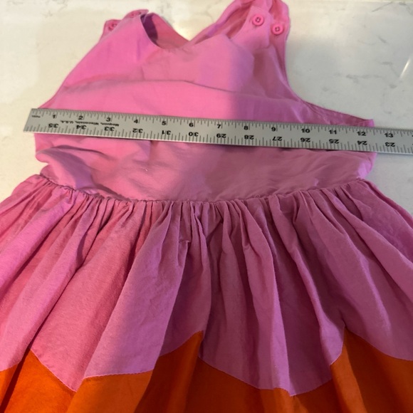 Mini Boden Girls Rainbow Striped Cross Back Straps Sundress Size 7-8Y - Picture 11 of 13